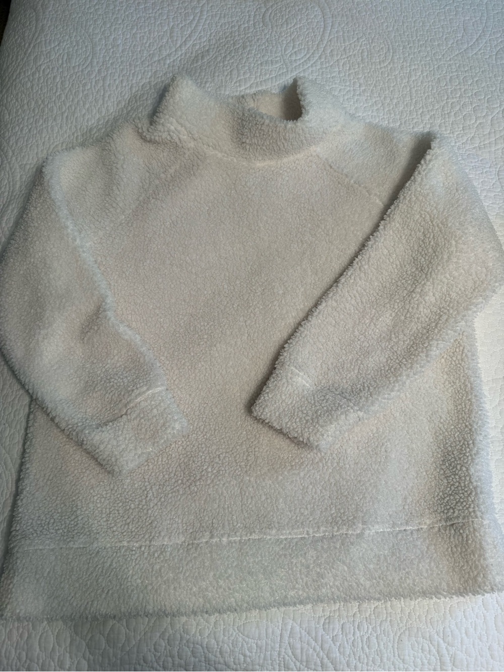 Haven Well Within White Sherpa Pullover